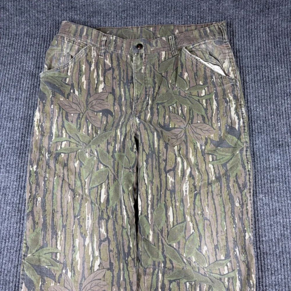 Duxbak Pants Men's 33x29  Realtree Camo Thinsulate Insulated Hunting Green Brown